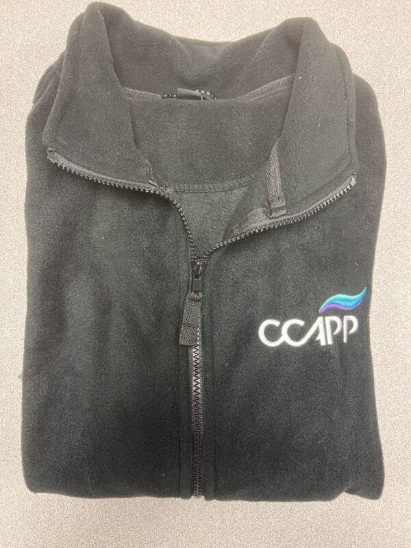 Black CCAPP Fleece Vest - Image 3