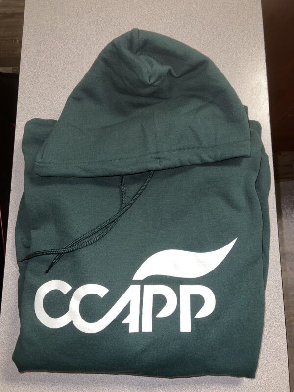 Green CCAPP CAC Hooded Hoodie Sweatshirt - Image 2