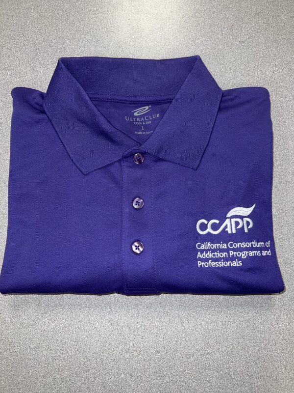 Purple CCAPP Recovery Happens Together Polo